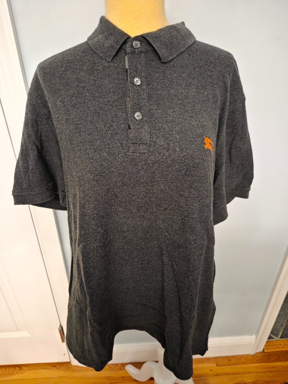 Burberry Gray Polo Shirt